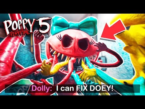 Poppy Playtime Ch 5: Meet MONSTER DOLLY & her SECRET PLAN to FIX DOEY! (Crazy NEW END)