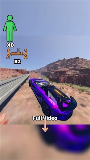 BeamNG.drive Realistic High-Speed Car Crashes #123