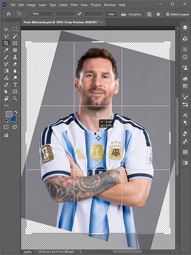 Photoshop Tutorial 2026 | How to Rotate and Straighten Images in Photốthop #benocds