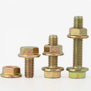 [Hot Item] DIN6921 Zinc Coating Half Threaded Kit Outer Hexagon Hex Flange Bolt