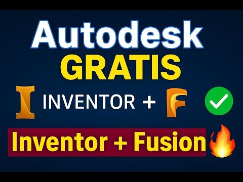 Descarga GRATIS Autodesk Inventor & Fusion | Cuenta Educativa Paso a Paso 🔥