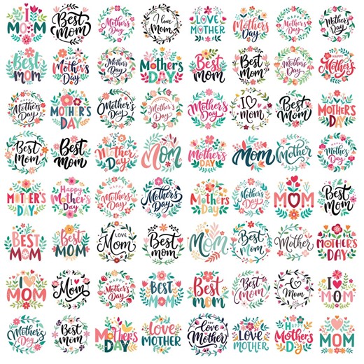Mother's Day Floral SVG PNG Pack, Floral Mother Svg, Best Mother, Stylish Mother Svg, Happy Mother's Day, Stylish Digital Designs - Etsy