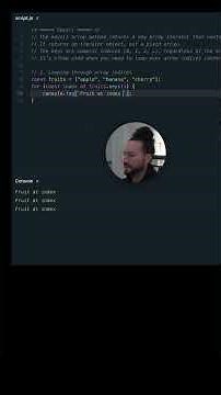 What does the KEYS() array method do?