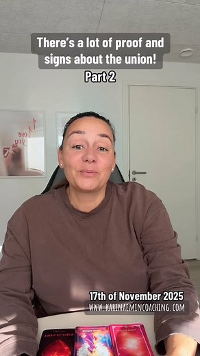 The angels have been sending sign after sign, number sequences, dreams, songs, emotions, synchronicities. Everything is lining up to confirm that this connection is divinely guided. You’re not imagining the signs, you’re being prepared for union.🤍 ✨ Follow for more soulmate & intuitive messages 🔮 Book private readings buy oracle decks on karinaemincoaching.com #DivineUnion #SpiritualSigns #SoulConnection #TwinflameJourney #Synchronicity | Karina Emin Coaching