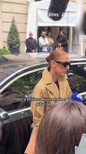 Céline Dion is in Paris, 2 weeks before her concerts