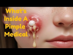 What's Inside A Pimple Medical Animation Satisfying Pop