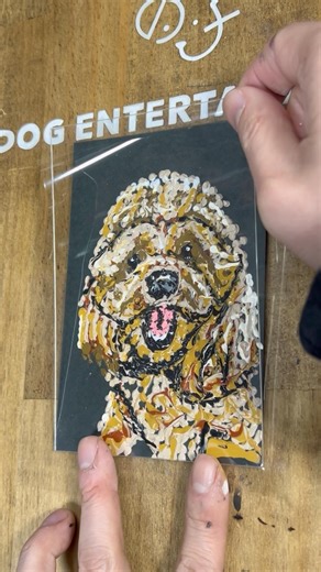 押さえつけて完成するコッカプーのイラスト #コッカプー #cockapoo #shorts