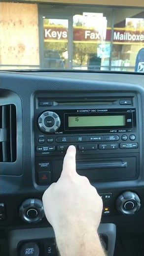 How to change the clock on a 2010 Honda Ridgeline