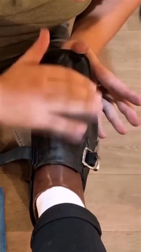 1.2M views · 9.1K reactions | Full relax stress relief black shoe shine ASMR #shoeshine #asmr #relax #satisfying | Smooth Cut | Facebook