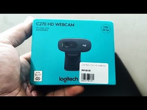 Logitech C270 Webcam HD 720p (Unboxing)