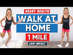 Heart Health 1 Mile Walk at Home (Low Impact! 20 minutes!)