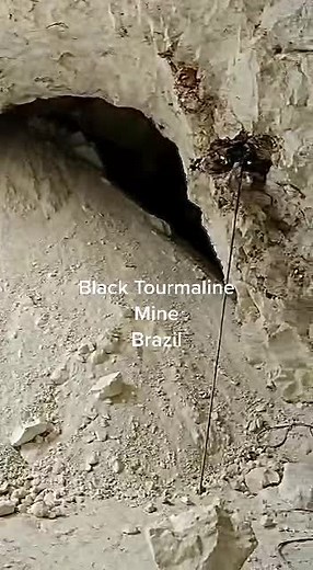 Tour the #tourmaline #mines #brazil #mining #crystals #trending