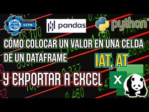 🐼 ¿Cómo escribir 1 valor en una celda de un Dataframe y exportarlo a Excel? | Pandas | Python