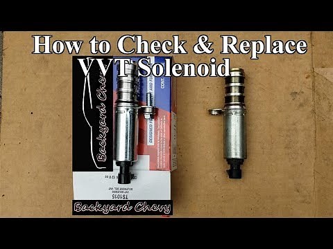 Variable Valve Timing Solenoid Replacement Chevy Malibu 2.4L (P0013 P0014 Cam Position Actuator Fix)