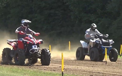 四轮越野摩托竞技赛！两冲程VS四冲程的终极对决！