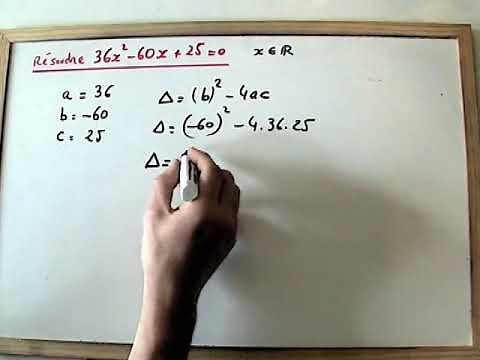 Astuce : résoudre une équation du second degré avec le discriminant - première