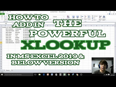 How To Add Xlookup Function in Excel 2019 | Easy Steps Tutorial