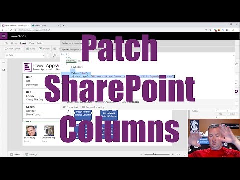 PowerApps SharePoint Complex Columns - Patch person, choice, and lookup fields