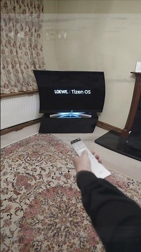 Loewe Stellar OLED 4K Smart TV lava finish simple client installation.. #loewe #smarttv #oledtv