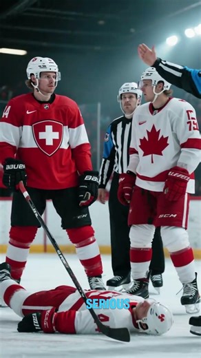 Kevin Fiala Carted Off After Brutal Collision – Switzerland Confirms Olympics Exit 😢🏒