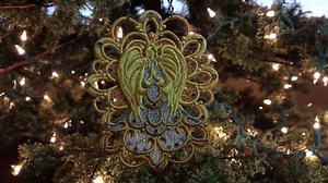 Backdrops 3 & First Frost Angel...bring on the bling! https://www.soniashowalterdesigns.com/free-standing-lace/backdrops-3/ | Sonia Showalter Machine Embroidery