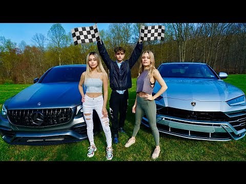 OUR GIRLFRIENDS RACED! (Lamborghini Urus vs. Mercedes-AMG GLC63S)