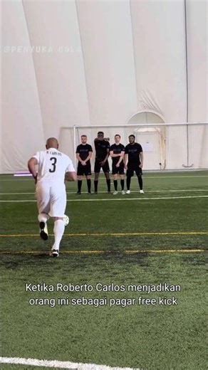 When Roberto Carlos scared this guy 😳