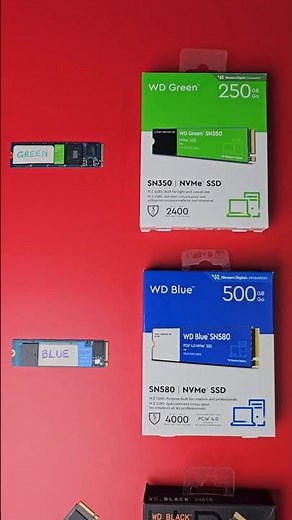 WD Green, WD Blue and WD Black SSD Comparison!