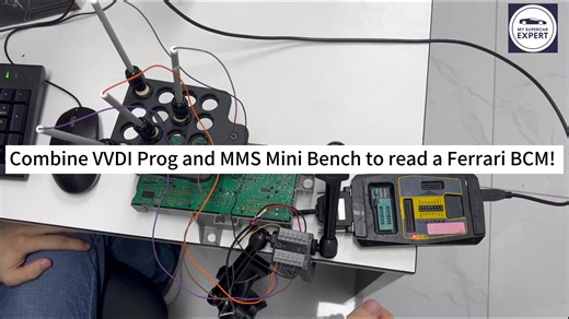 2.6K views · 66 reactions | Combine VVDI Prog and MMS Mini Bench to read a Ferrari BCM! #carrepair #supercars #vvdi #MMS #Mini Bench | My Supercar Expert | Facebook