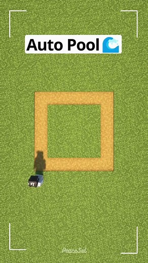 Minecraft Auto Pool tutorial . #minecraft #minecraftmemes #minecraftbuilding #minecrafttutorial #minecrafthacks #fyp #viral #explore