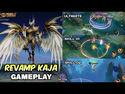 REVAMPED KAJA - NEW MODEL & NEW SKILLS - GAMEPLAY MOBILE LEGENDS 