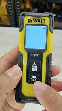 How to set up a Dewalt DWHT77100 laser measure. #dewalt #dwht77100 #lasermeasure #powertools #mea...