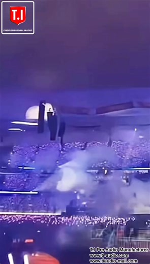 The concert venue was electrifying, with tens of thousands of people...