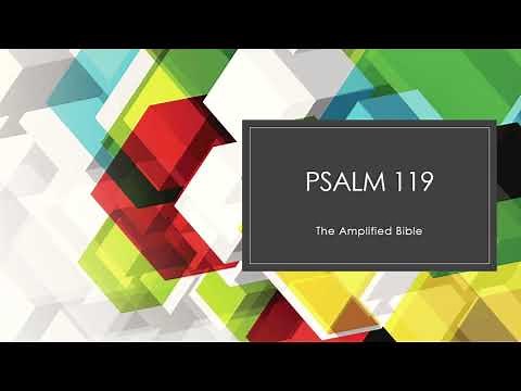 Psalms 119 Amplified Bible Version read by Nathan Reynolds
