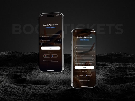 Travel Booking App UI