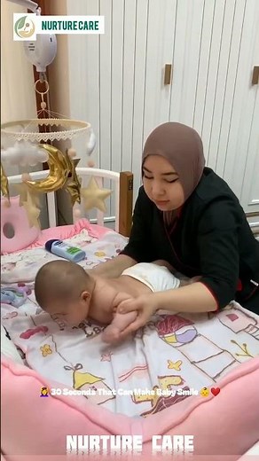 5-Minute Baby Massage Routine ❤️ #babyhealth #babycare #newborn #babymassage #shorts