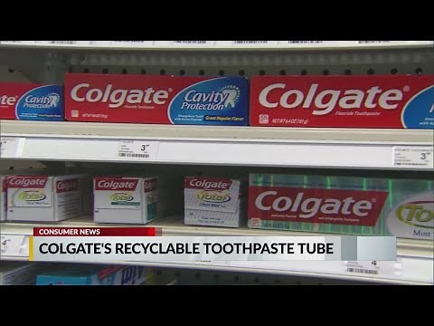 Colgate recyclable toothpaste tube