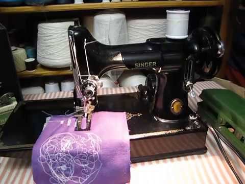 Singer Featherweight 221 sewing machine attachments & buttonhole tutorial