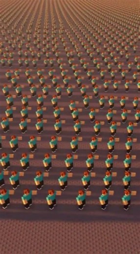 10,000 Bacon Hairs Default Dance Army #Roblox