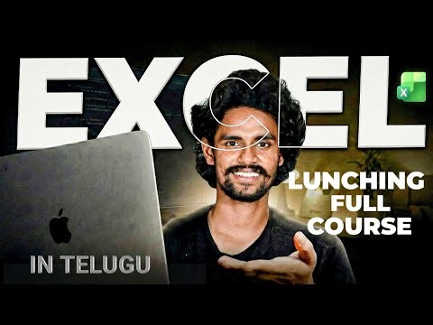 Excel full course launching in telugu | Advanced dashboards creating full introduction of course