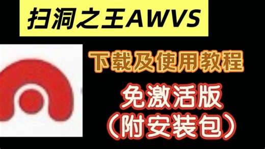 【附安装包】2025免激活版AWVS下载及使用教程 | AWVS下载 | AWVS | AWVS安装