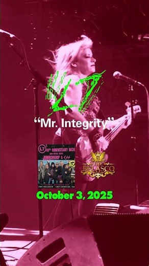 L7 "Mr. Integrity" @ The Belasco Los Angeles CA • 2025-10-03 #shorts