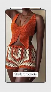 Granny Stripes Crochet Shorts - Etsy