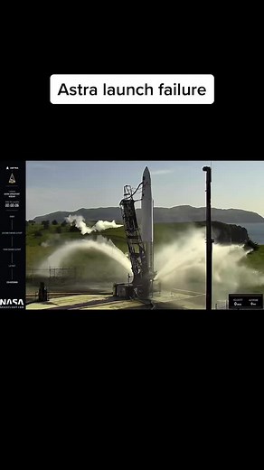 Astra launches a rocket sideways. #fyp #rockets #failure | Rockets