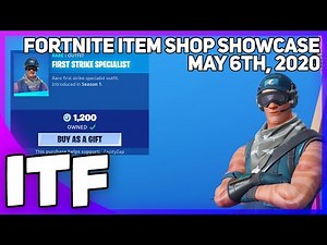 Fortnite Item Shop *RARE* FIRST STRIKE SPECIALIST IS BACK! [May 6th, 2020] (Fortnite Battle Royale)