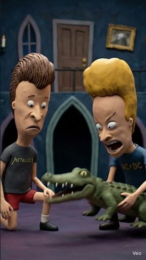 Beavis and Butt-Head Argue Over Who Gets to Keep the Baby Crocodile | Hilarious Swamp Showdown