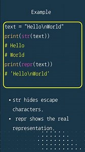 str() and repr() in Python