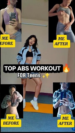 Top Abs Workout for Teens 💪 Beginner Friendly