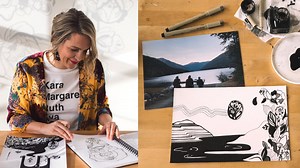 Deine eigene Landschaft zeichnen: die nächste Stufe des Zeichnens mit Stift und Tinte