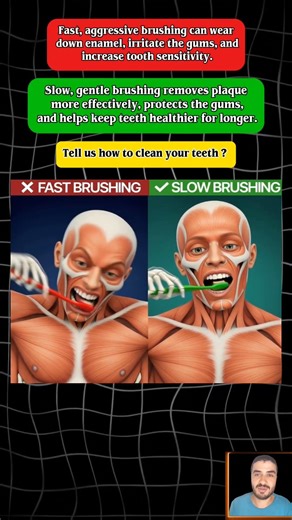 Stop Brushing Your Teeth Like This! #Shorts